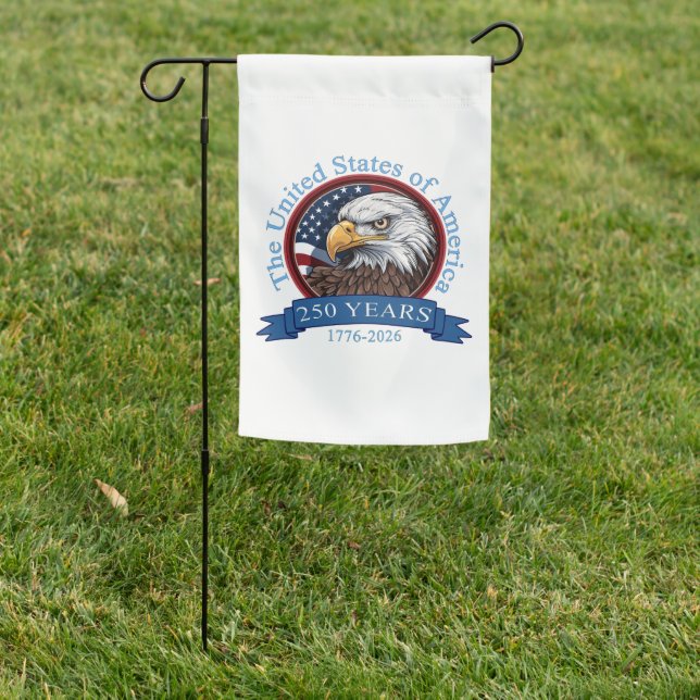 250th Anniversary United States Garden Flag (In SItu)