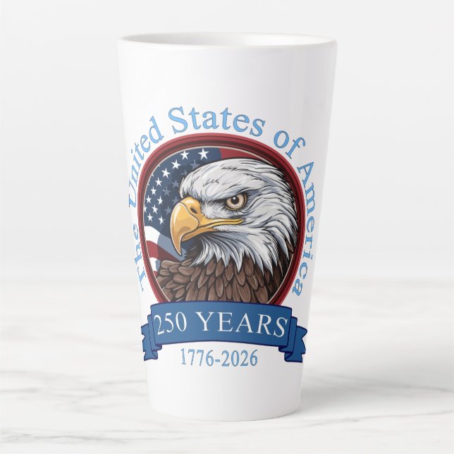 250th Anniversary United States Latte Mug (Front)
