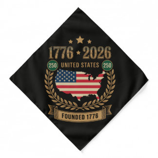 250th Anniversary United States of America 250 USA Bandana