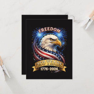 250th Anniversary USA 1776-2026 Patriotic American Invitation