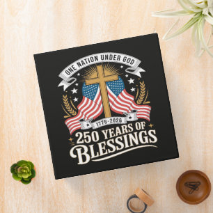 250th Anniversary USA 250 American 3 Ring Binder
