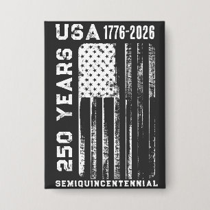 250Th Anniversary USA 4Th Of July Button