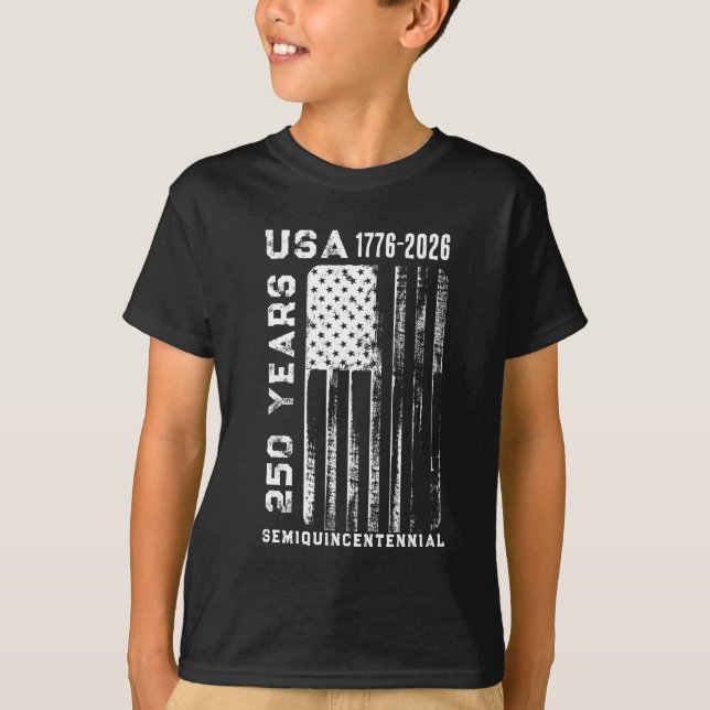 250Th Anniversary USA 4Th Of July T-Shirt (Front)