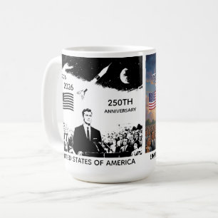 250th Anniversary USA, American Flag / Patriotic Coffee Mug