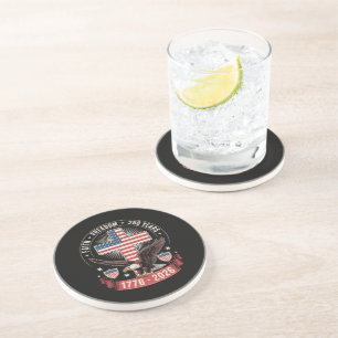 250th Anniversary USA Faith Freedom 4th of July Coaster