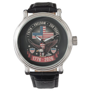 250th Anniversary USA Faith Freedom 4th of July Watch