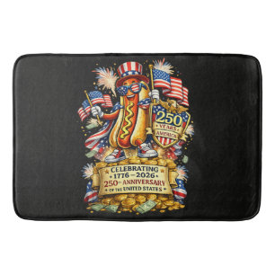 250th Anniversary USA Independence Celebration Bath Mat