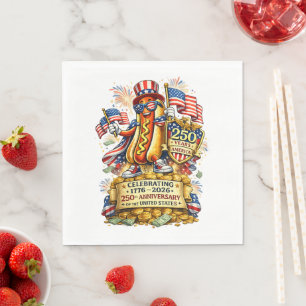 250th Anniversary USA Independence Celebration Napkins
