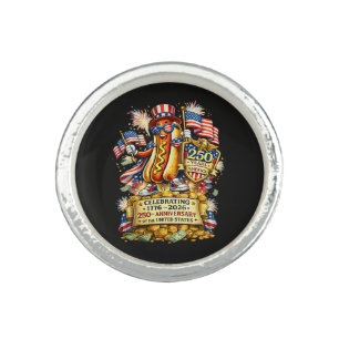250th Anniversary USA Independence Celebration Ring