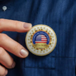 250th Anniversary USA Patriotic | 1776–2026 Button<br><div class="desc">Celebrate USA 250th Anniversary – 1776-2026 This USA 250th Anniversary Commemorative Button is a high-quality accessory designed to celebrate the historic 1776–2026 milestone. Whether you are attending a parade, a historical gala, or a local community event, this pin is the perfect way to show your American spirit. The design features...</div>