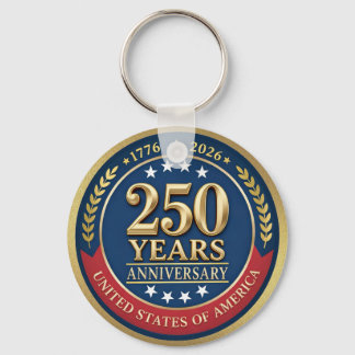 250th Anniversary USA Patriotic | 1776–2026 Keychain