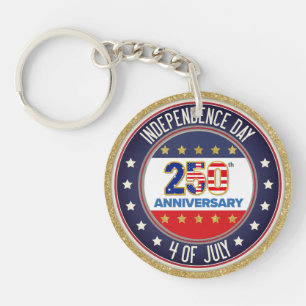 250th Anniversary USA Patriotic   1776–2026 Keychain
