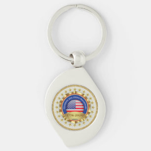 250th Anniversary USA Patriotic   1776–2026 Keychain