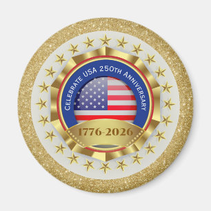 250th Anniversary USA Patriotic 1776–2026 Magnet