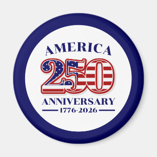 250th Anniversary USA Patriotic 1776–2026 Magnet