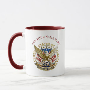 250th Anniversary USA Patriotic   1776–2026 Mug