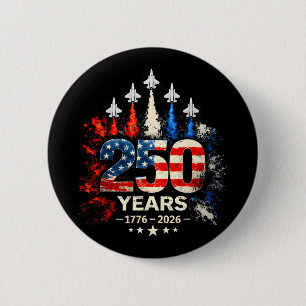 250th anniversary usa patriotic 250 years american button