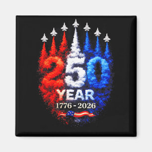 250th Anniversary USA Patriotic 250 Years American Magnet