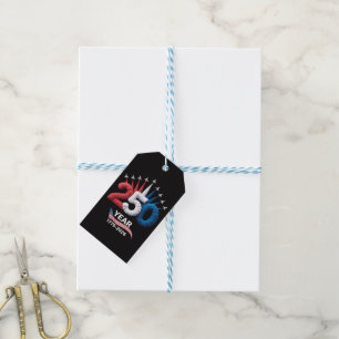 250th Anniversary USA Patriotic 250 Years Gift Tags