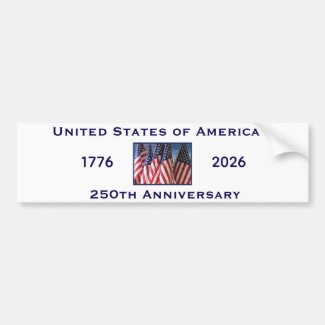 250th Anniversary USA Patriotic American Flag 