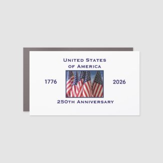 250th Anniversary USA Patriotic American Flag 