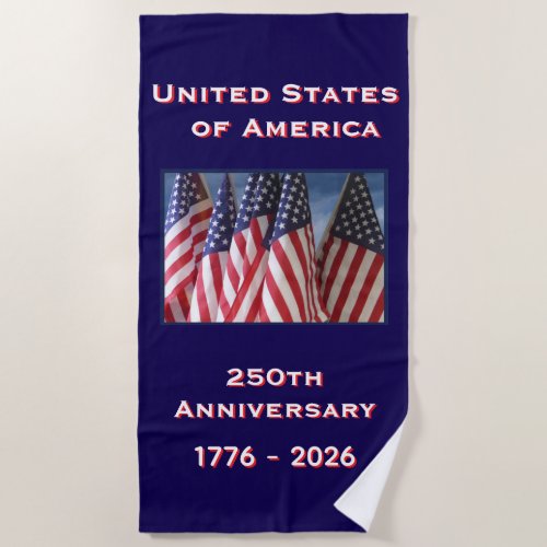 250th Anniversary USA Patriotic American Flags