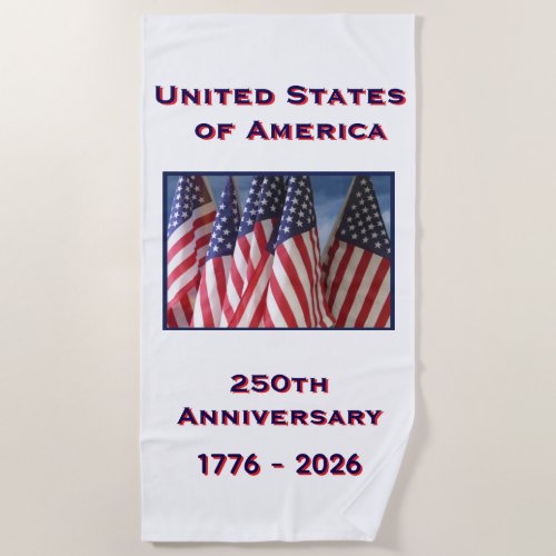 250th Anniversary USA Patriotic American Flags