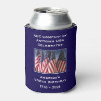 250th Anniversary USA Patriotic American Flags
