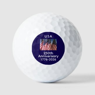 250th Anniversary USA Patriotic American Flags