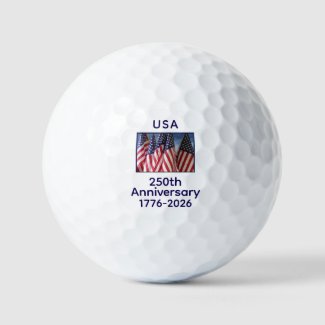 250th Anniversary USA Patriotic American Flags