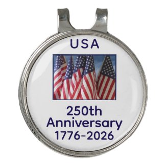 250th Anniversary USA Patriotic American Flags