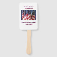 250th Anniversary USA Patriotic American Flags