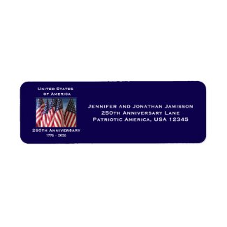 250th Anniversary USA Patriotic American Flags