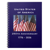 250th Anniversary USA Patriotic American Flags