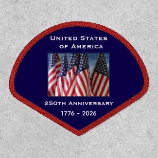 250th Anniversary USA Patriotic American Flags 