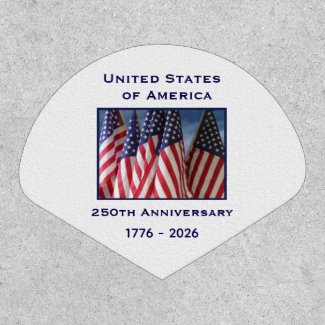 250th Anniversary USA Patriotic American Flags 