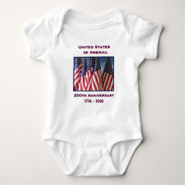 250th Anniversary USA Patriotic Baby Bodysuit