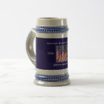 250th Anniversary USA Patriotic  Beer Stein<br><div class="desc">250th Anniversary 1776 to 2026, United States of America, Coffee Mug. A great milestone for the USA! Photo of American flags waving in the wind, and patriotic text make this a wonderful keepsake - a once in a lifetime event! Great gift for Birthday, Christmas, Independence Day, 4th of July, or...</div>