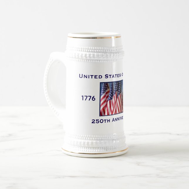 250th Anniversary USA Patriotic  Beer Stein (Front Left)