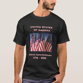 250th Anniversary USA Patriotic Black