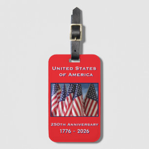 250th Anniversary USA Patriotic Commemorative Luggage Tag