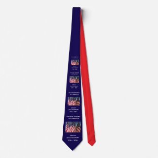 250th Anniversary USA Patriotic Dark Blue and Red