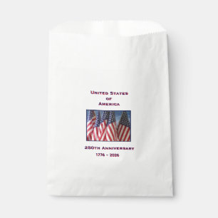 250th Anniversary USA Patriotic  Favor Bag