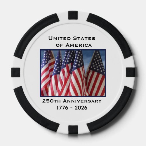 250th Anniversary USA Patriotic Flag Premium Black
