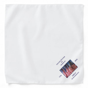 250th Anniversary USA Patriotic Flags  Bandana