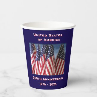 250th Anniversary USA Patriotic Flags 