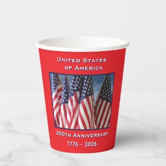 250th Anniversary USA Patriotic Flags 