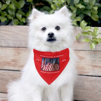 250th Anniversary USA Patriotic Flags Paper