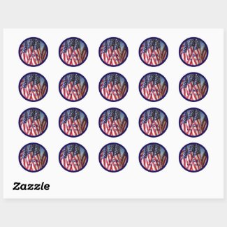 250th Anniversary USA Patriotic Flags Premium