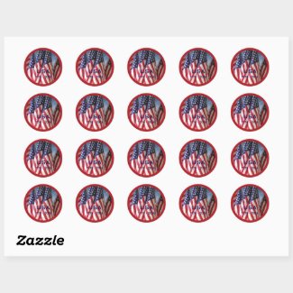 250th Anniversary USA Patriotic Flags Premium
